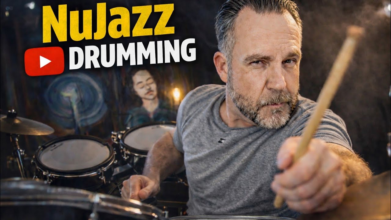 Acid Jazz Nu Jazz Drum Beat 135 BPM Drum Cam