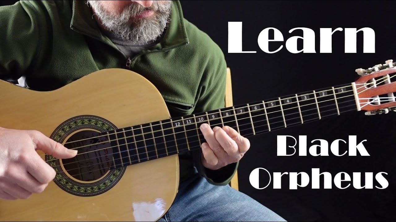 Black Orpheus Chord Melody Guitar Lesson / Tutorial (Manhã de Carnaval)