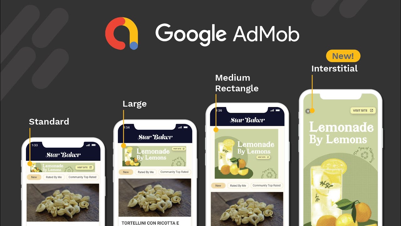 Новая функция | Межстраничная реклама AdMob
