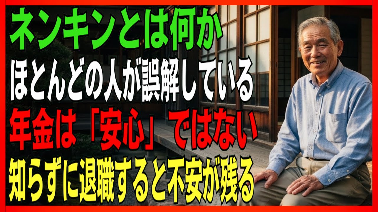 【注意】ネンキンを「知っているつもり」のまま退職すると起きること― 多くの人が誤解している年金の本当の話#ネンキン#年金#老後