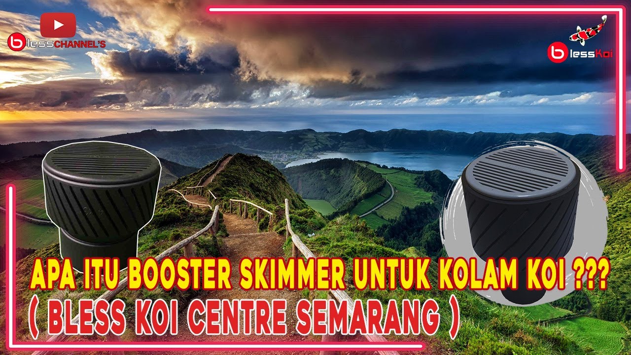 APA ITU BOOSTER SKIMMER UNTUK KOLAM KOI ? ? ?( BLESS KOI CENTRE SEMARANG )