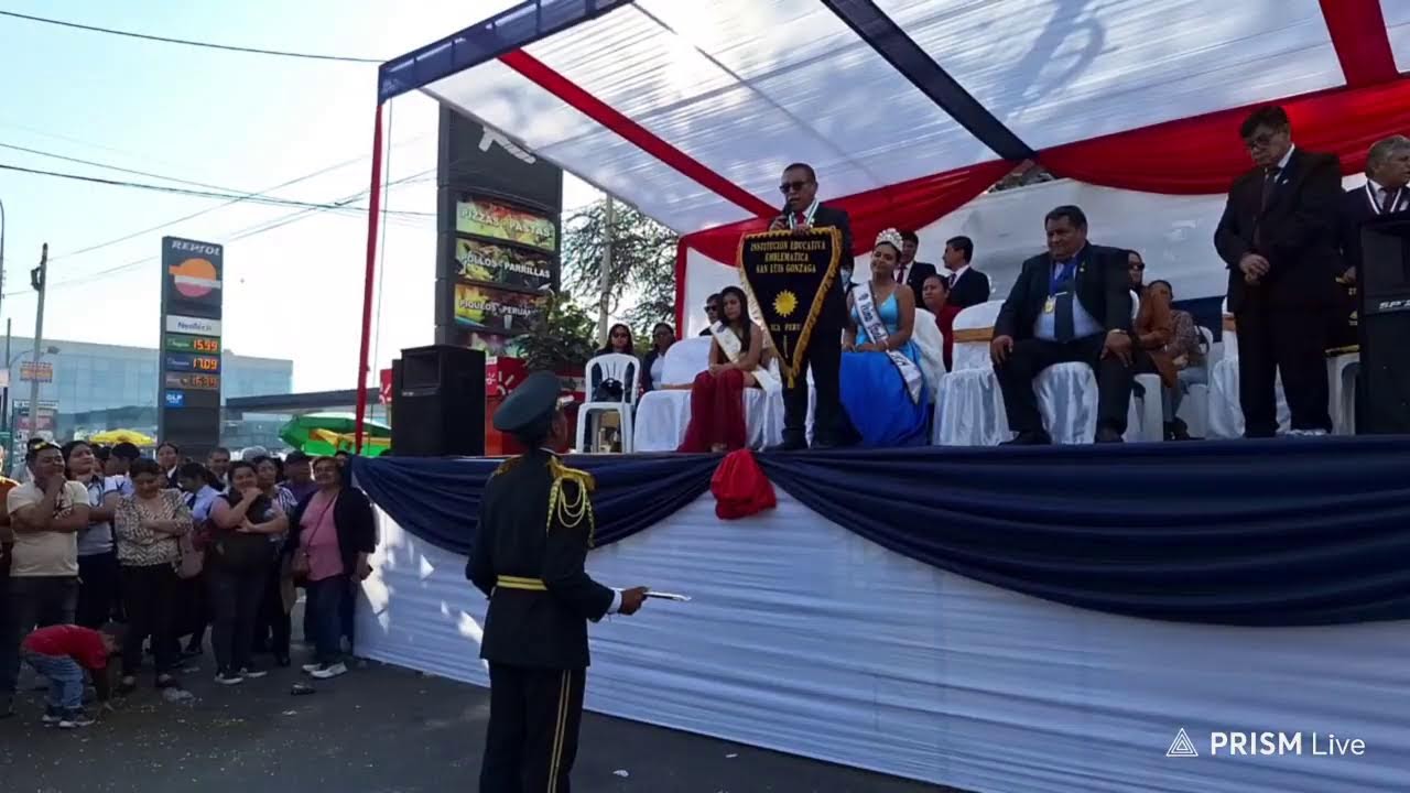 DESFILE POR EL 278 ANIVERSARIO DEL COLEGIO NACIONAL SAN LUIS GONZAGA DE ICA.