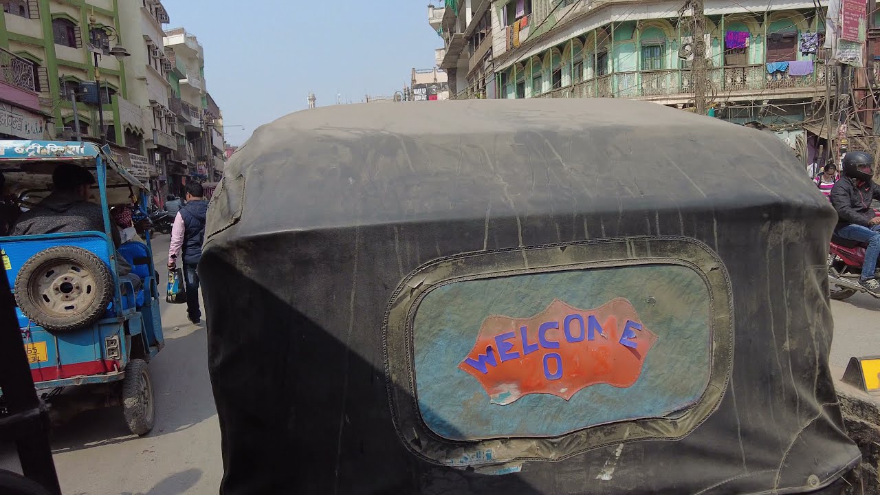 4k Virtual ride in electric auto rikshaw from Varanasi to Sarnath
