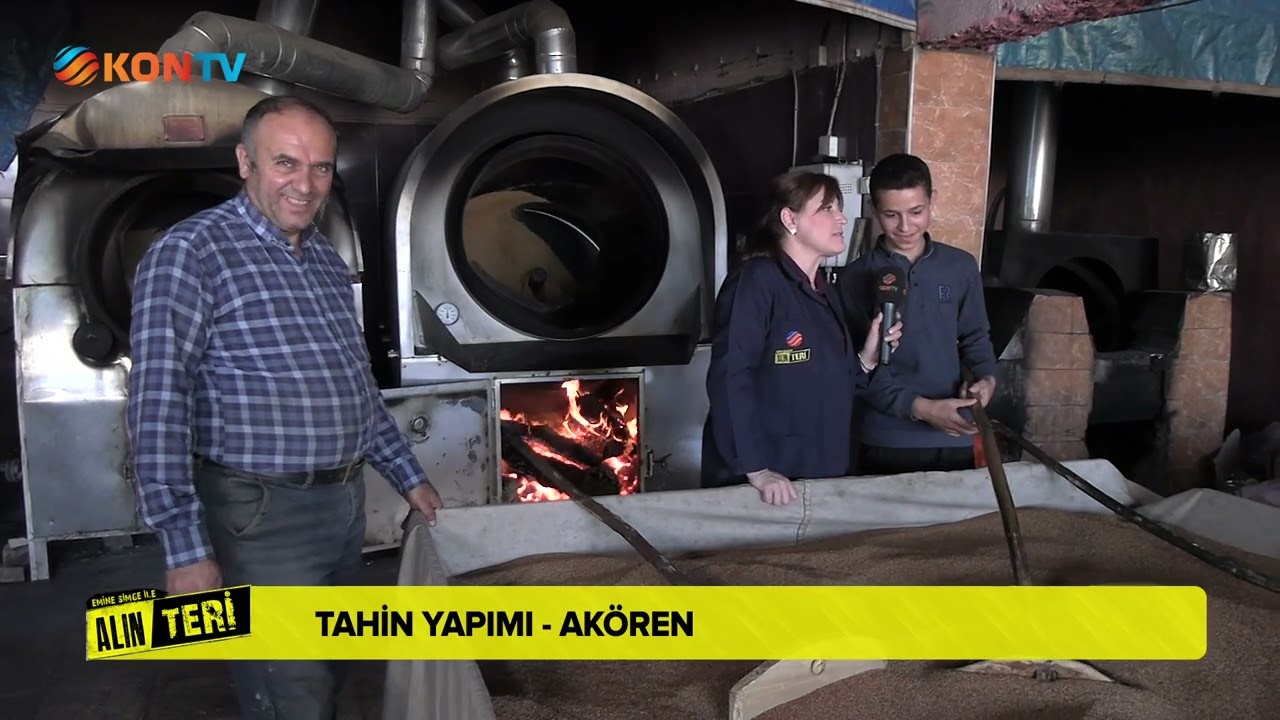 ALIN TERİ   TAHİN YAPIMI AKÖREN 12 EKİM 2024