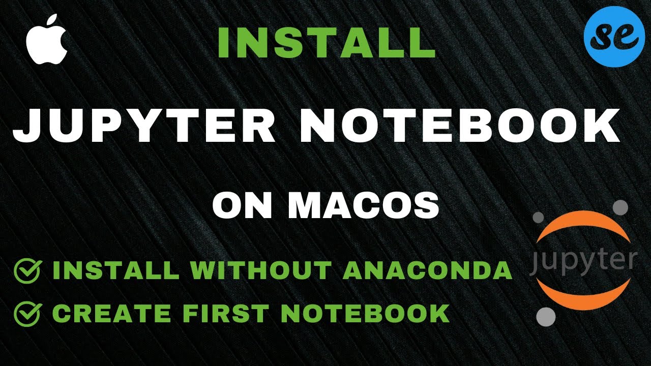 Как установить Jupyter Notebook на Mac без Anaconda + руководство по First Notebook | Учебное пос...
