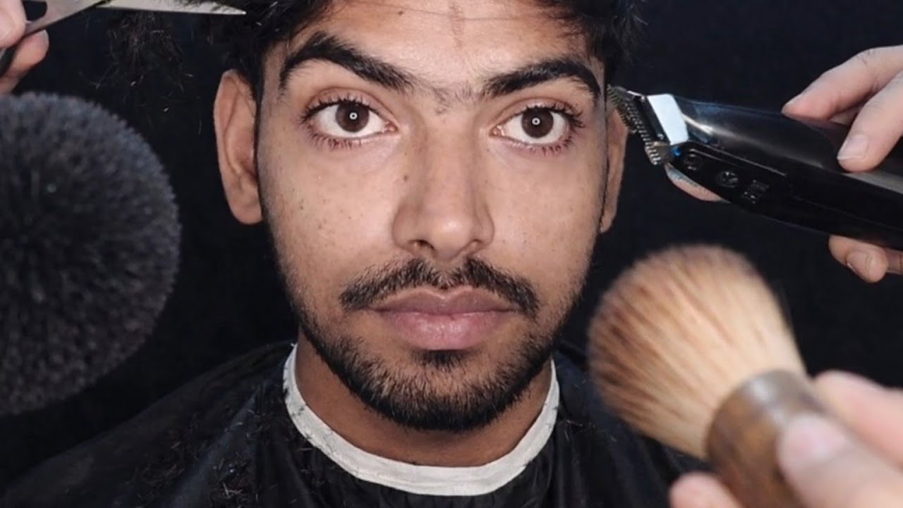 ASMR haircut 