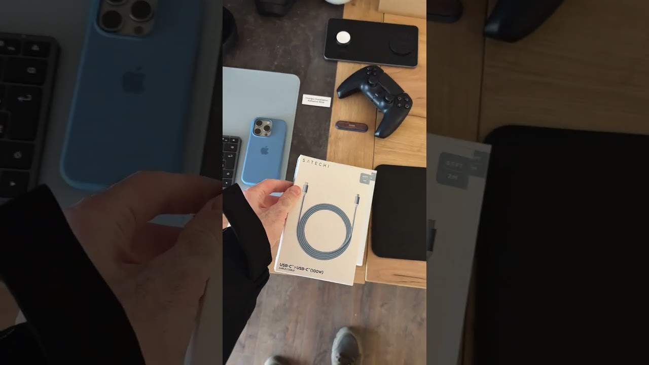 Зарядный кабель Satechi USB-C &mdash; USB-C | 100w | для зарядки и передачи данных💻⚡️