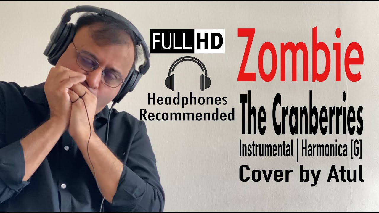 Zombie Harmonica Cover | The Cranberries | Instrumental Music | 🎧 Headphones Recommended