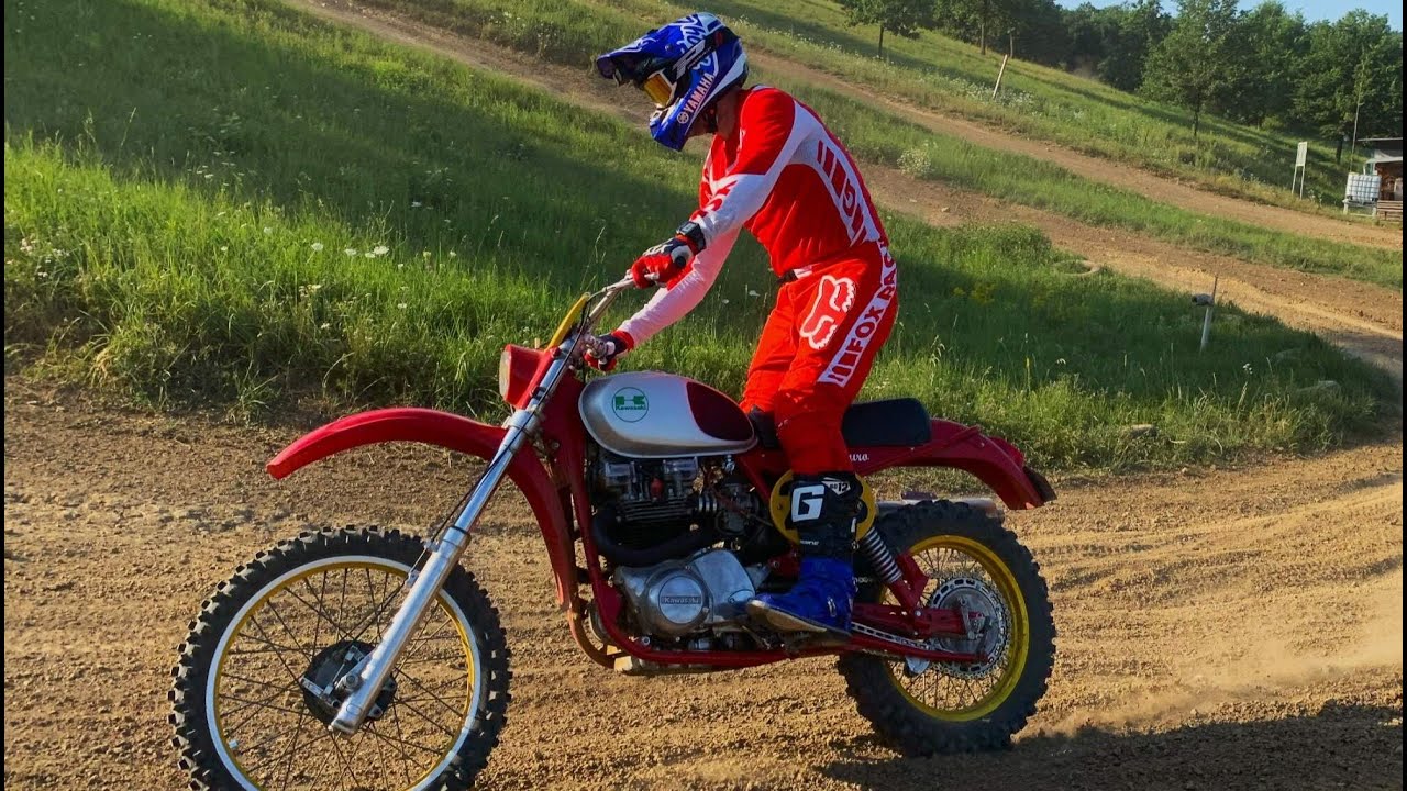 1976 KAWASAKI KZ 750 ENDURO CLASSIC - FIRST TEST AFTER BUILD |4K