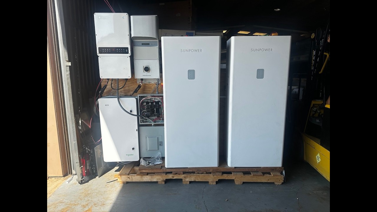 Off-Grid SunPower SunVault System with a Schneider