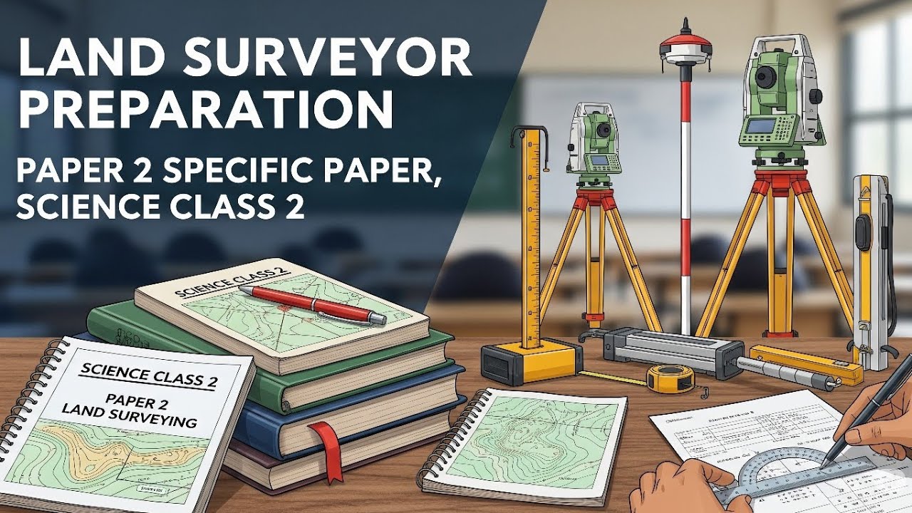 Land Surveyor Paper 2 Preparation 2025/ Land Surveyor Mathematics Science Question paper Old questio
