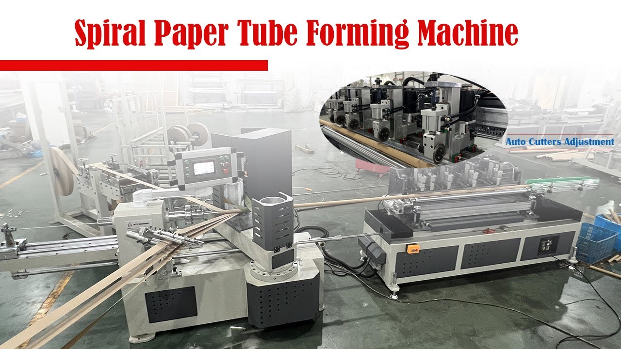 Spiral Paper Tube Winding Machine, Paper Core Rolling Machine