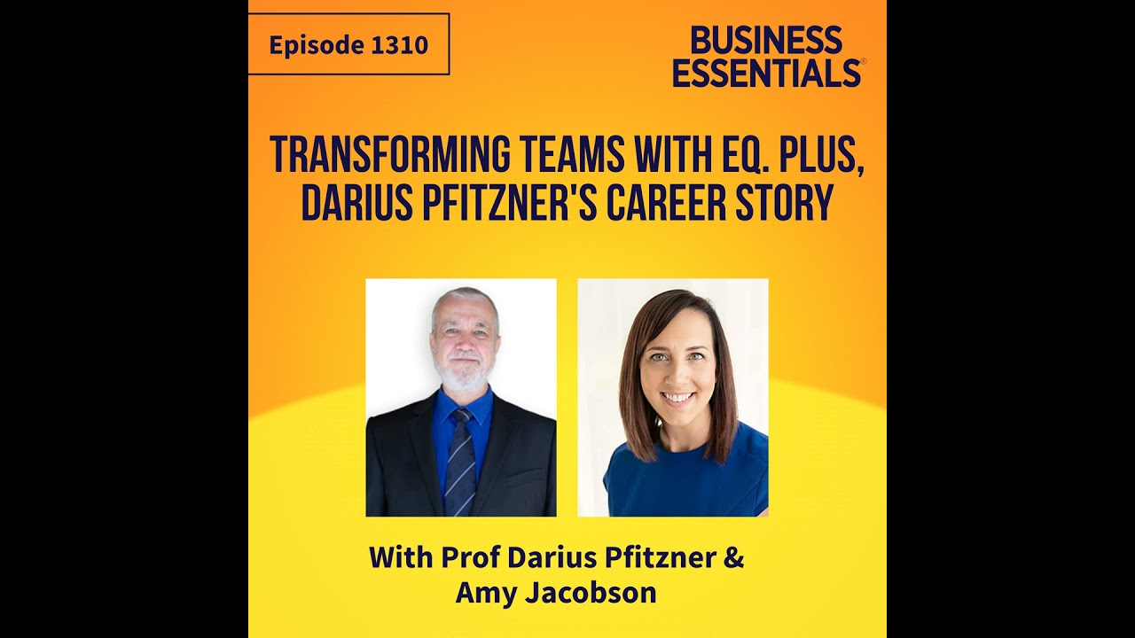 Transforming teams with EQ. Plus, Darius Pfitzner's career story
