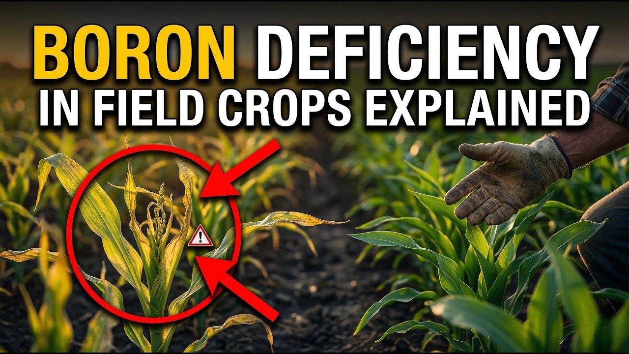 Boron Deficiency in Field Crops Explained
