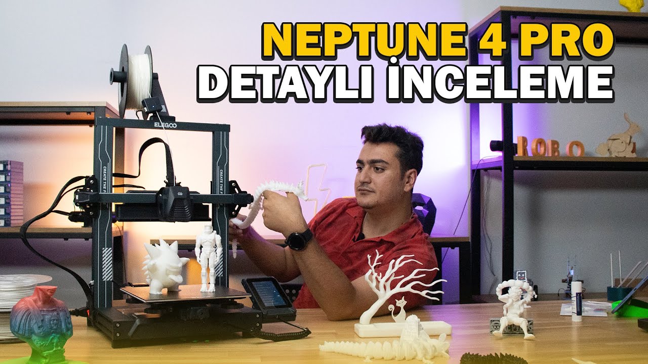 Hızlı ve Ekonomik: ELEGOO Neptune 4 Pro 3D Yazıcı Detaylı İncelemede