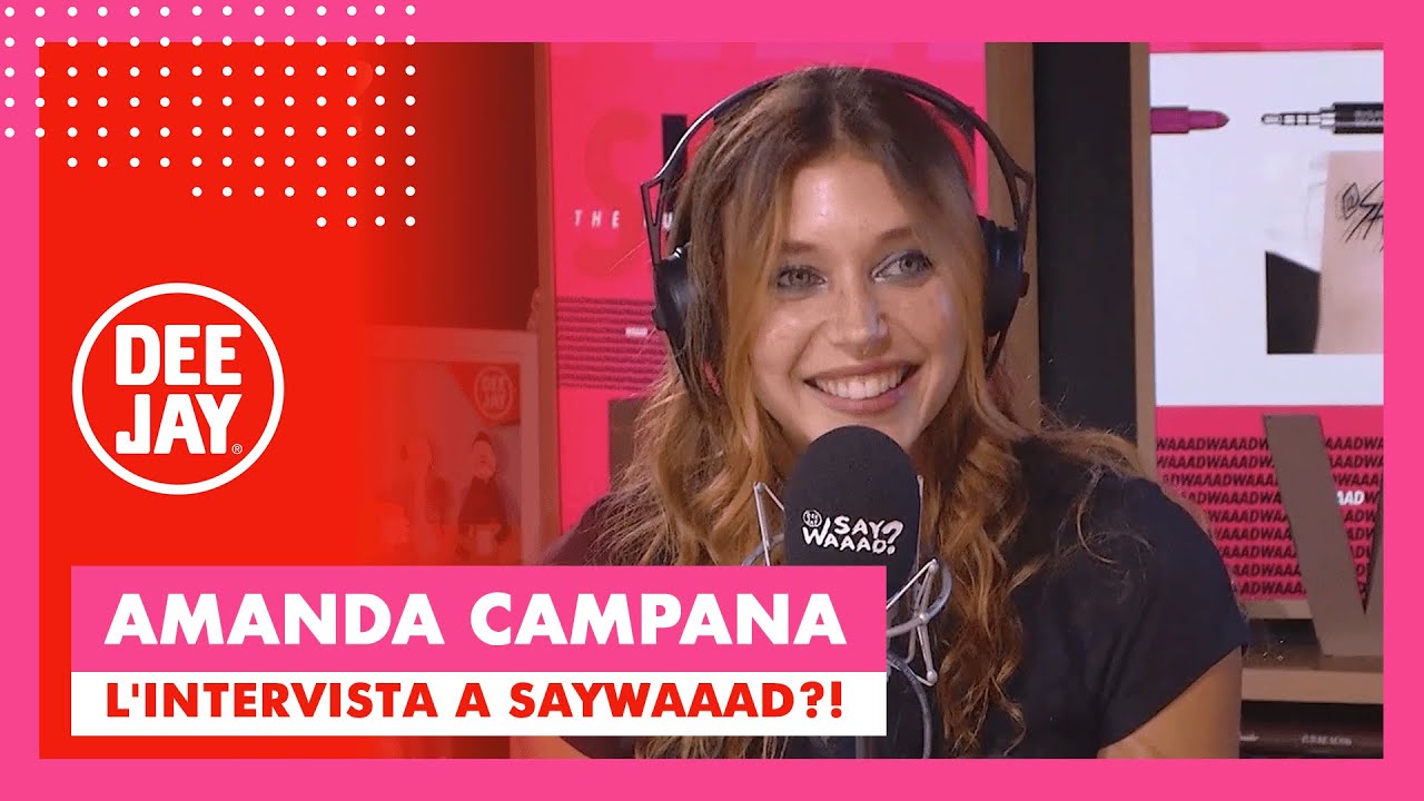Amanda Campana a Say Waaad con la serie tv 