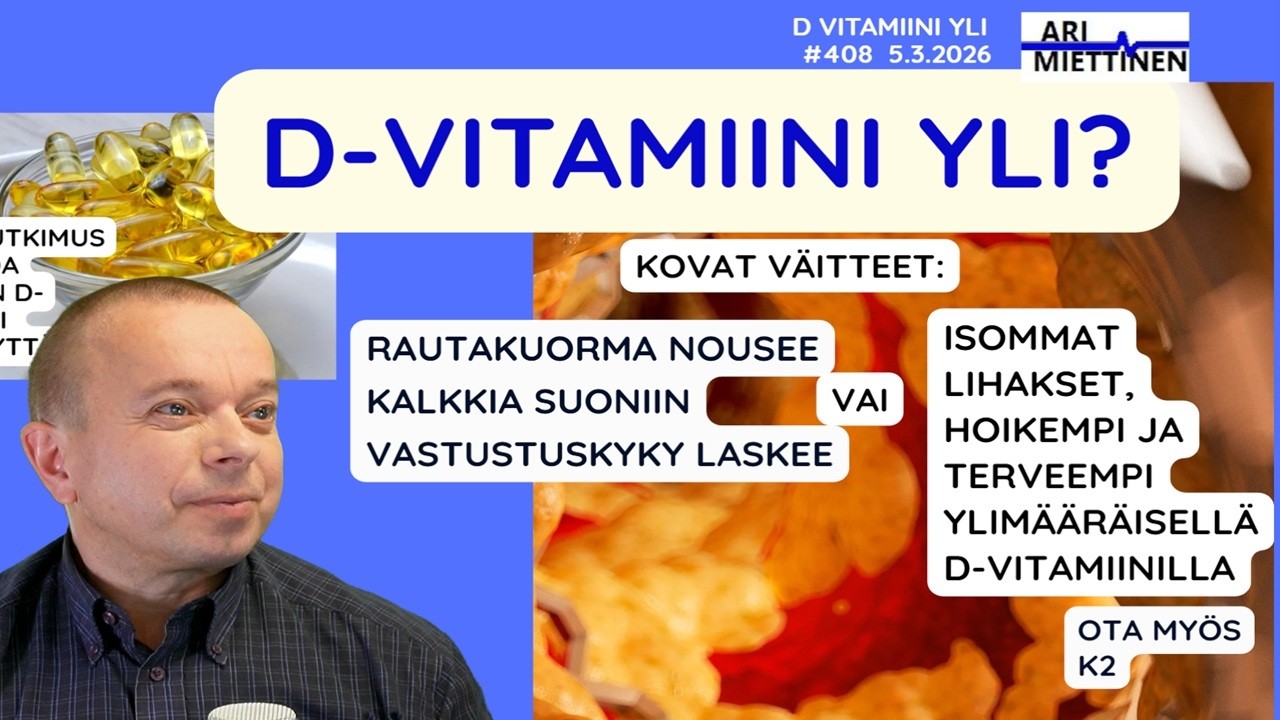 408 D-vitamiini korkea hyöty vai haitta