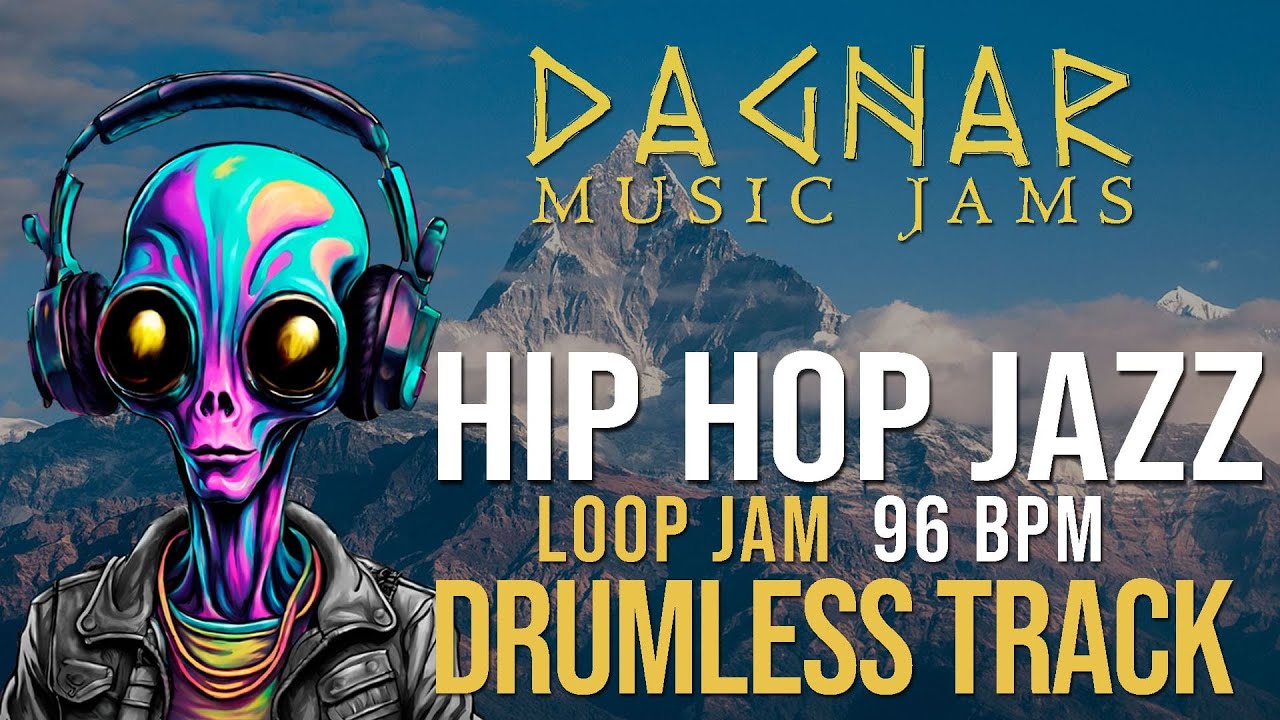 Hip Hop Jazz - DRUMLESS TRACK LOOP | 96 BPM | Play Along for Drummers