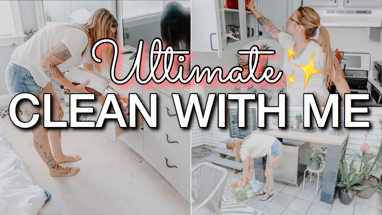 Cleaning + Decluttering and Organizing Inside & Outside of my House