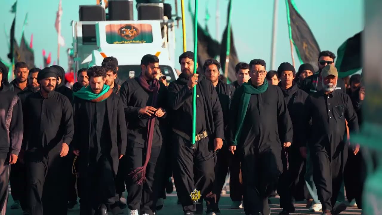 المسيرة الكاظمية المقدسة : موكب ائمة البقيع الحسيني : بغداد _جسر ديالى 