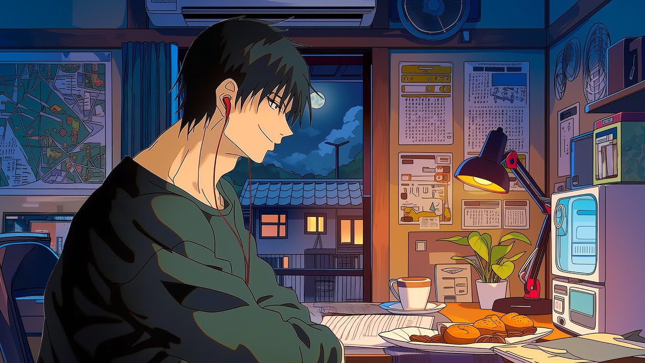 Deep Focus & Energy Boost 🎧 Anime Lofi – Calm Music for Work & Study Flow