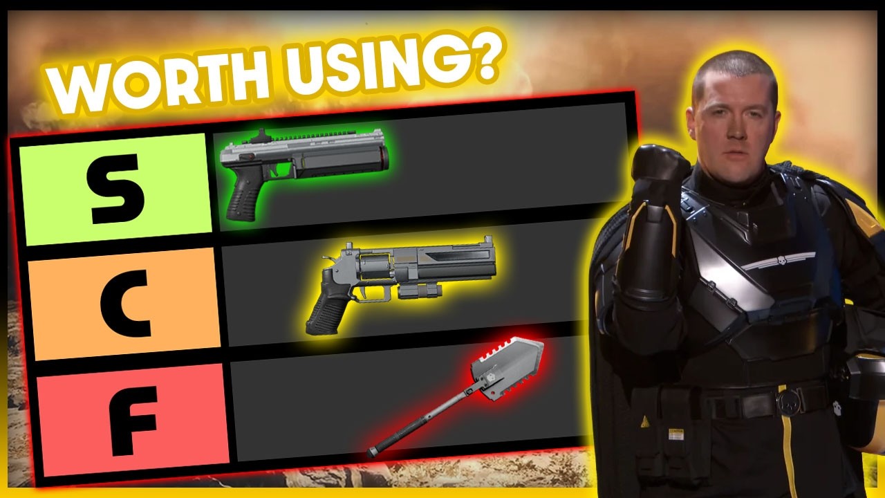 Are Your Secondaries ACTUALLY Helping? | HD2 Tier List