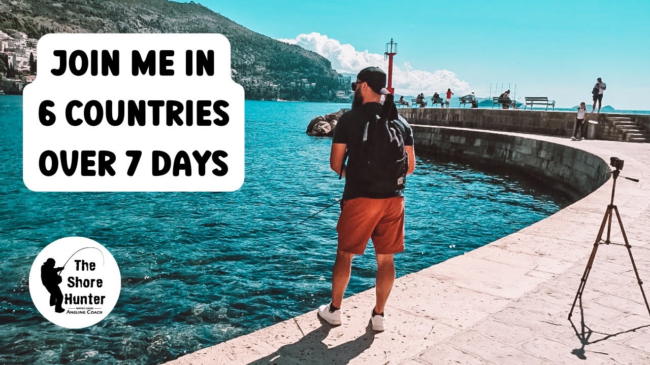 Fishing 6 Countries In 7 days Around Europe, With Wayne Hand. The Shorehunter, Sea Angling.