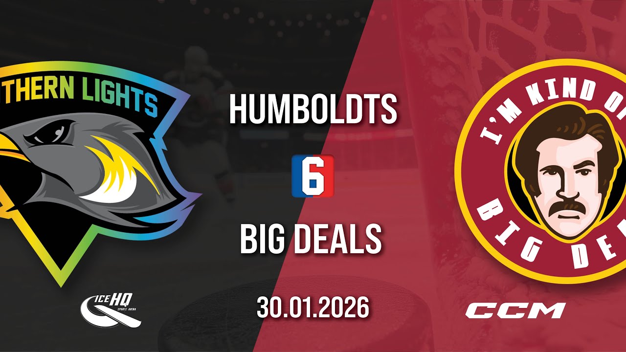SL Humboldts vs Big Deals - Div 6 - 30th January - iceHQ Rec League ice hockey