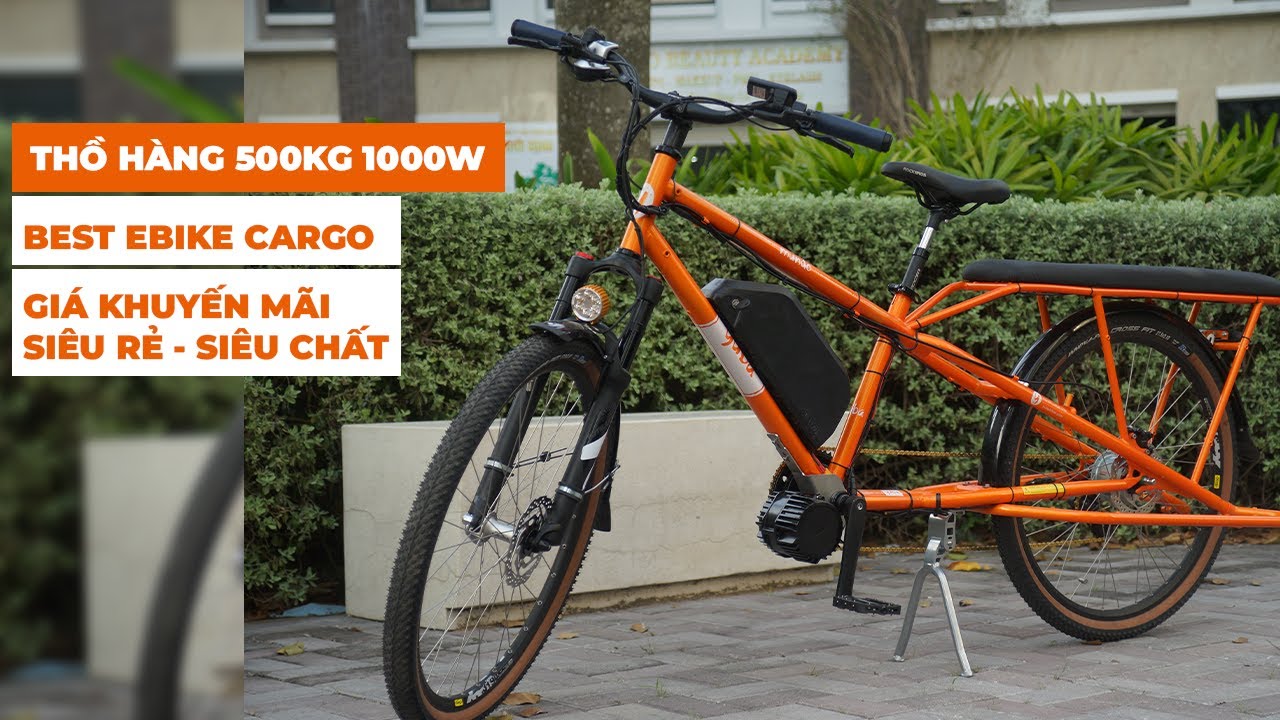 Cargo Ebike Yuba Mundo Cheap DIY - Xe THỒ HÀNG 250kg - Bá đạo trong tầm giá - 1000w Bafang siêu RẺ