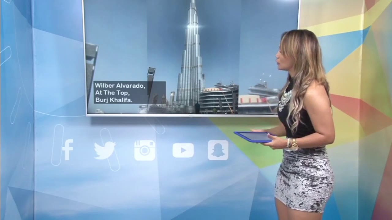 Elena Villatoro🔥Buenizima🔥El Clima Hoy 19/09/2017