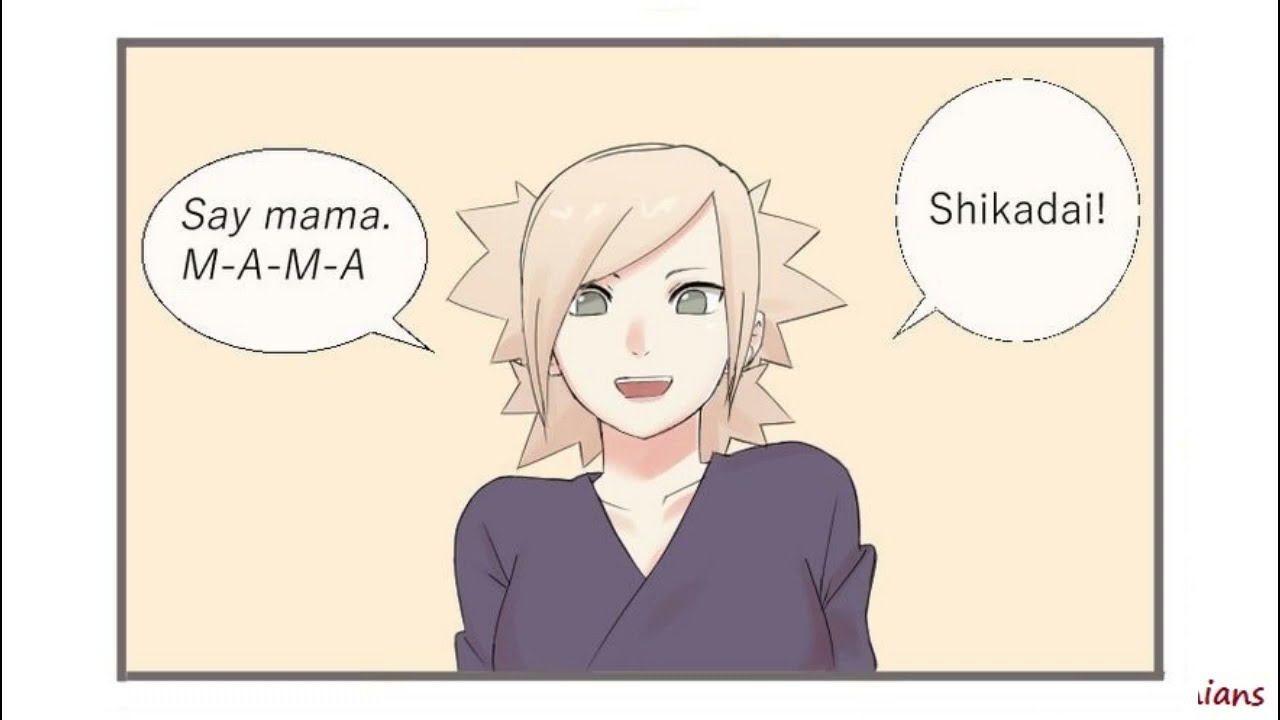 Shikadai's First Word || Shikamaru x Temari Funny Comics (Nara Family)