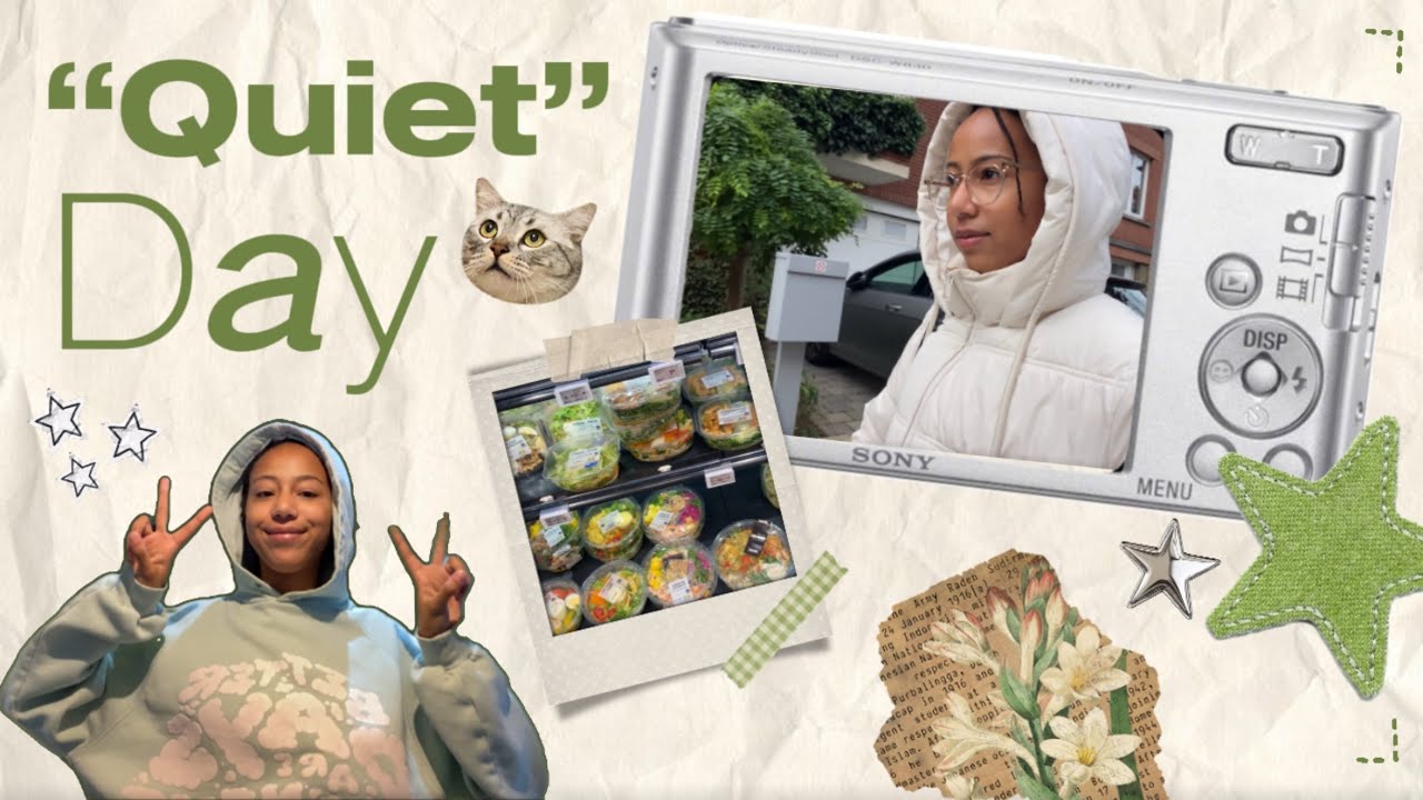 A “Quiet” day in my life ☁️⭐️ l studying 📑 l cleaning 🧹 