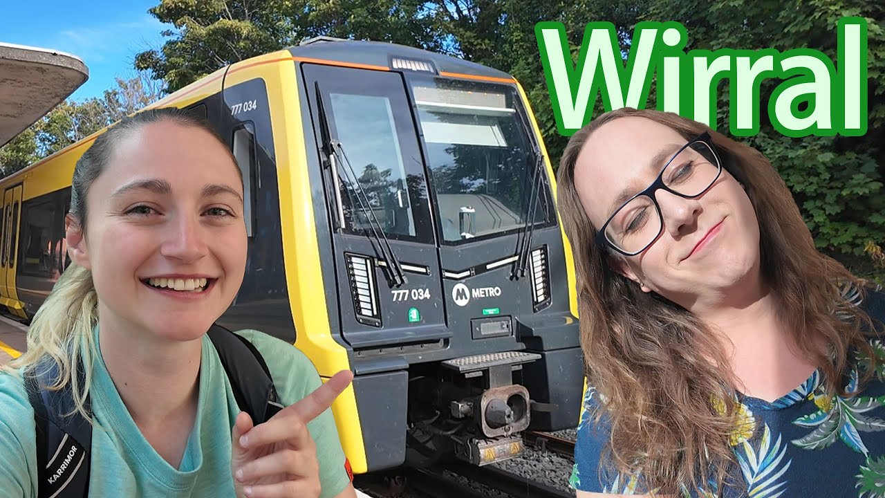 We visited stations on the Wirral Line!