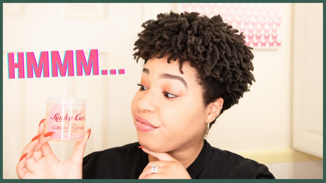 Trying Kinky Curly Curling Custard a Second Time | 4C Wash N Go