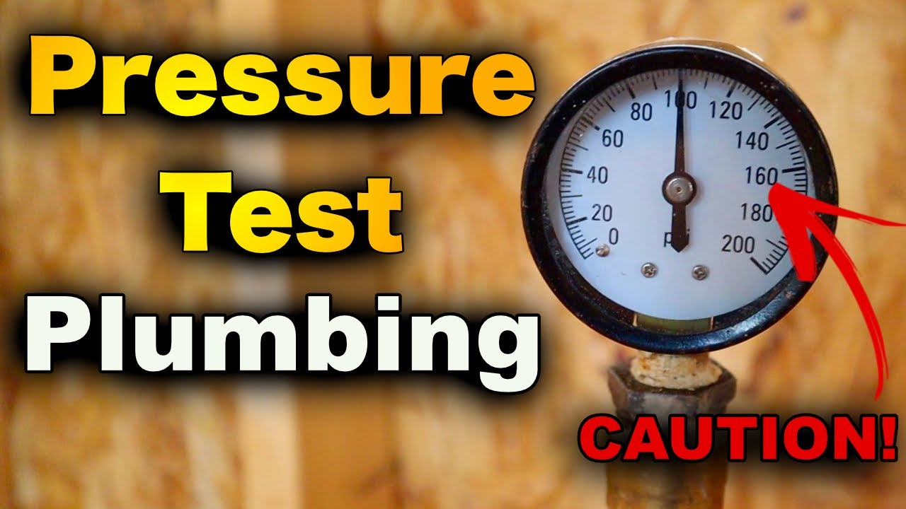 How To Pressure Test Plumbing And Hydrostatic Test Plumbing! (for plumbing inspection)