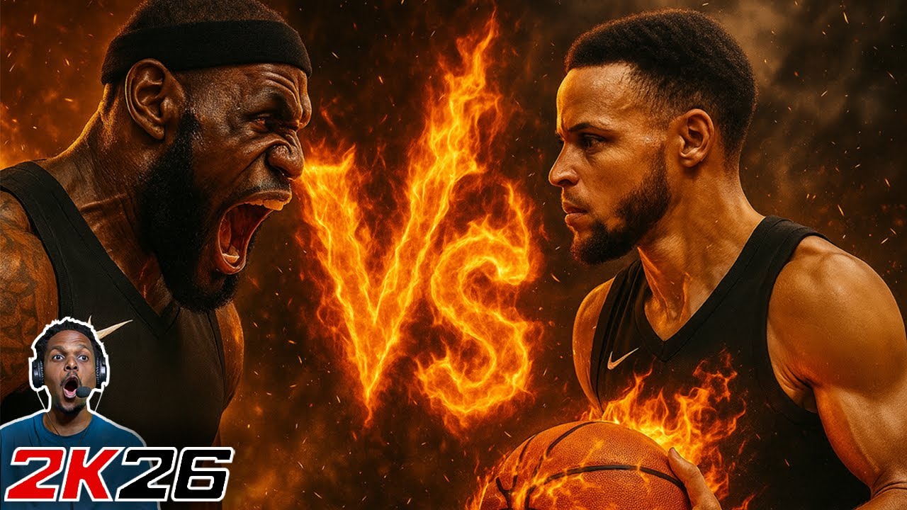 NBA 2K26 Lebron James VS Stephen Curry! The POWER of Limitless Range
