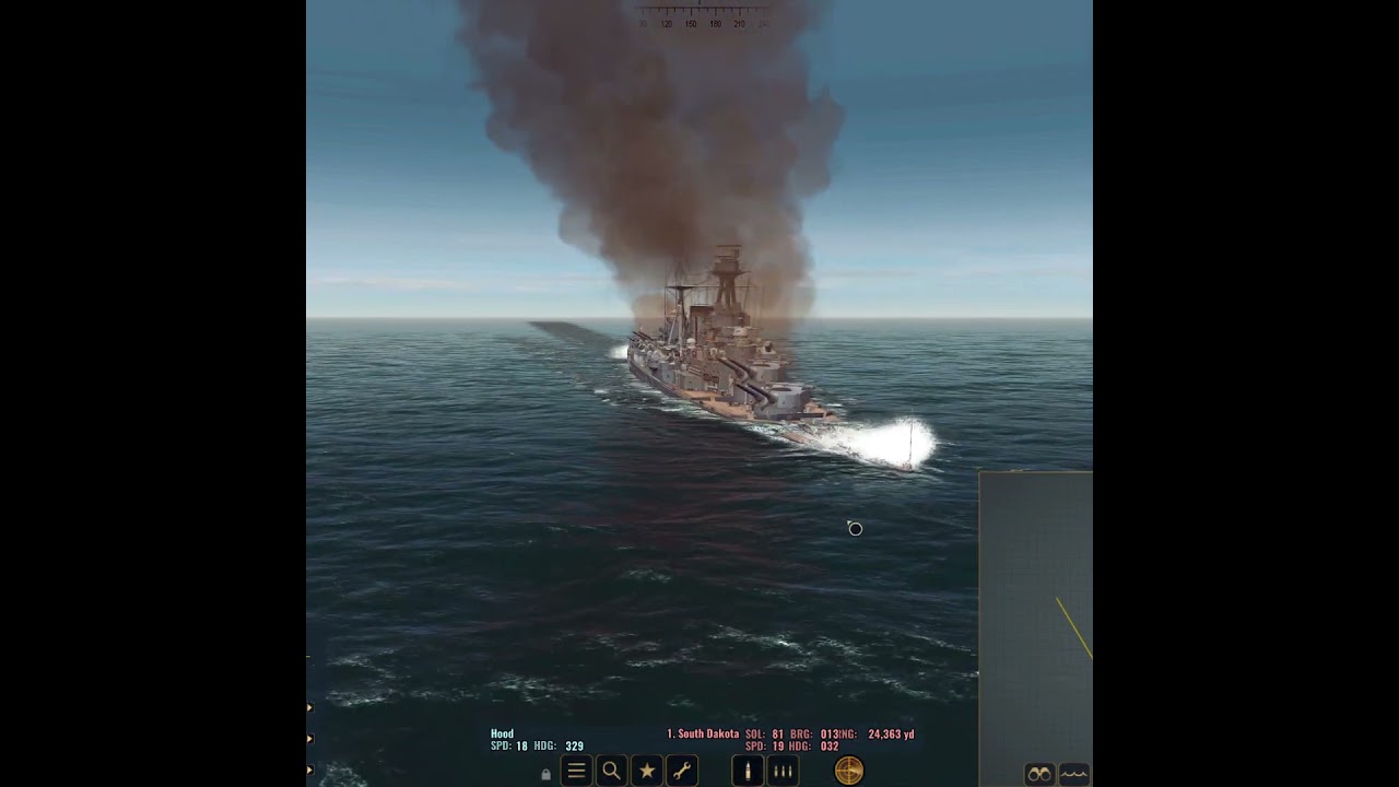 Капитан чуть не сошёл с ума, наблюдая, как HMS Hood разгромили #ВойнаНаМоре