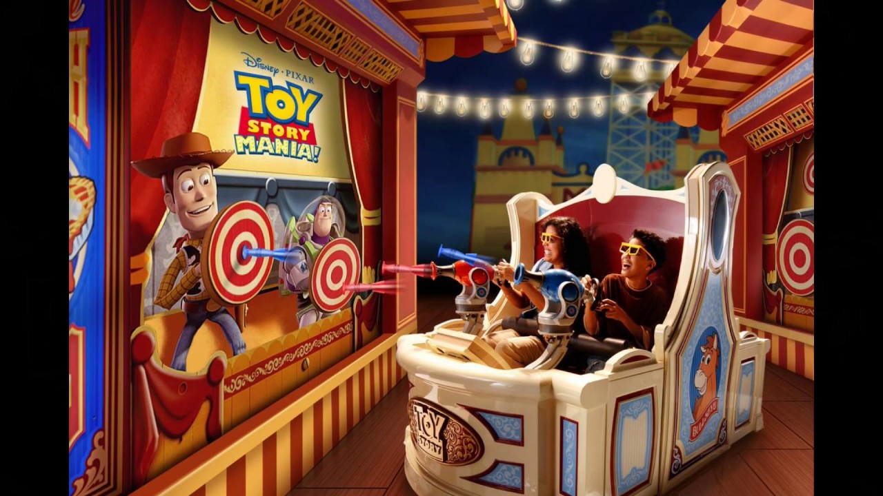 Toy Story Mania Queue Area Music - Hollywood Studios - Disney World