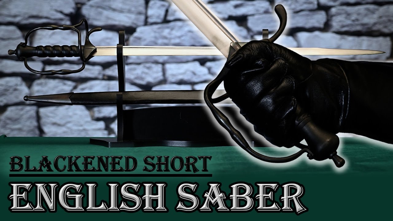Blackened Short English Saber | Medieval Collectibles