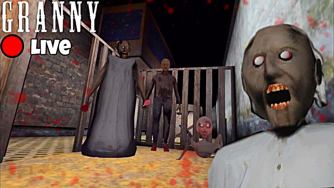 Granny 1 Live💀All Granny Escapes | Free Giveaways🔥Horror Gameplay #granny #grannylive @elitehubarmy