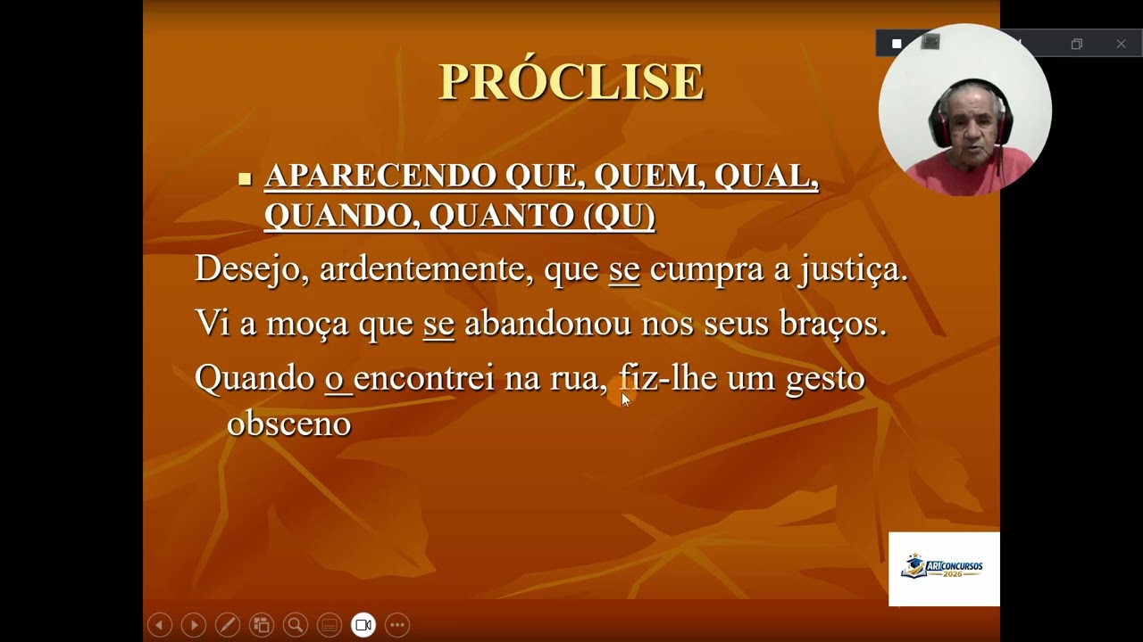 COLOCAÇÃO DE PRONOMES