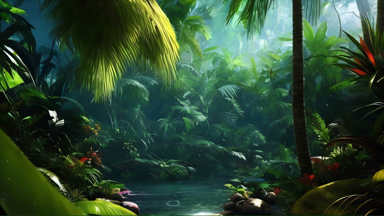 Gentle Lullabies Presents Birds Singing in the Rainforest -  @Gentlelullabies