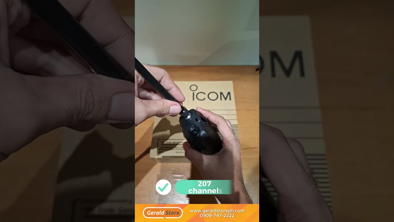 ICOM IC-V86 VHF Transceiver Radio Unboxing