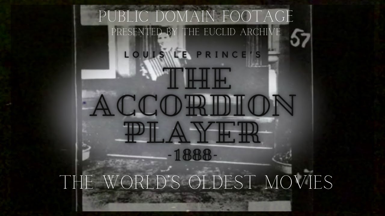 🎞️ Unlocking Cinematic Treasures: 'Accordion Player' by Louis Le Prince (1888) 🎵