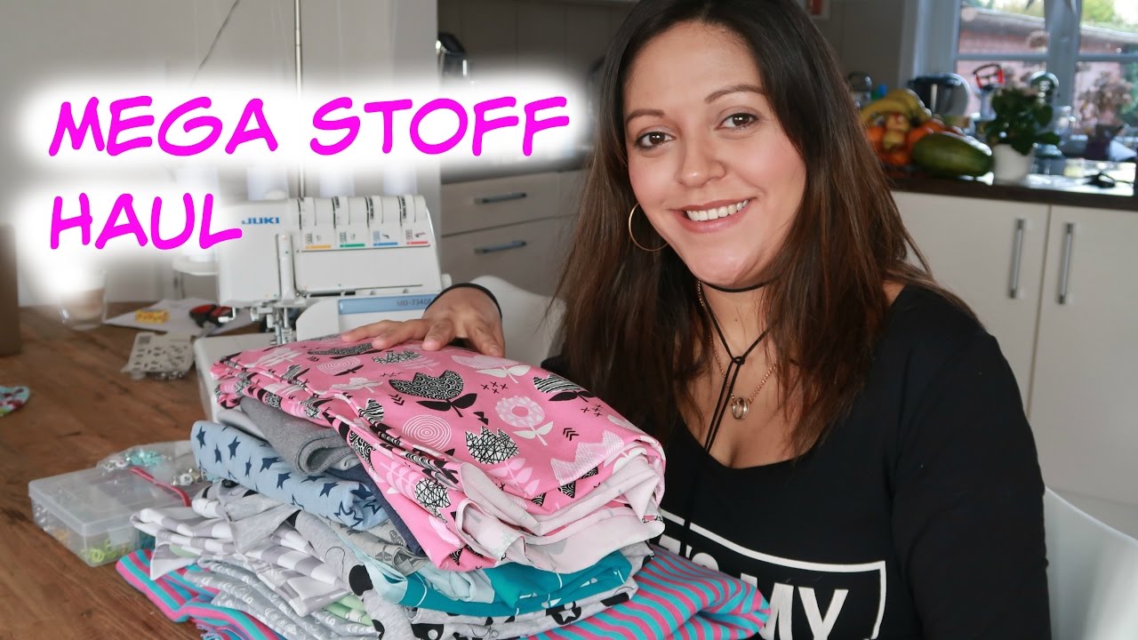 XL Mega Stoff Haul / Meine Overlock / Rosislife