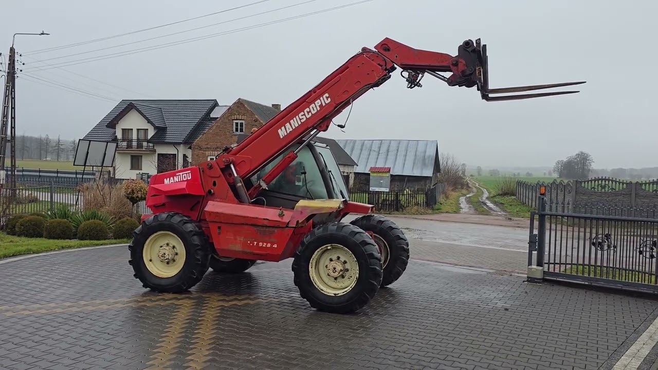 Ładowarka teleskopowa MANITOU MT 928-4, 4x4 ( 9 m , 2.8 t) PERKINS na licytacji Flotilo.pl