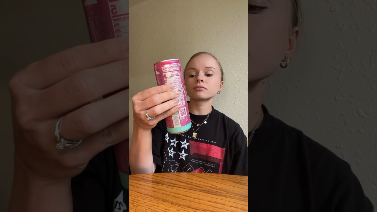 new pink slush alani nu review #review #tastetest #foodreview