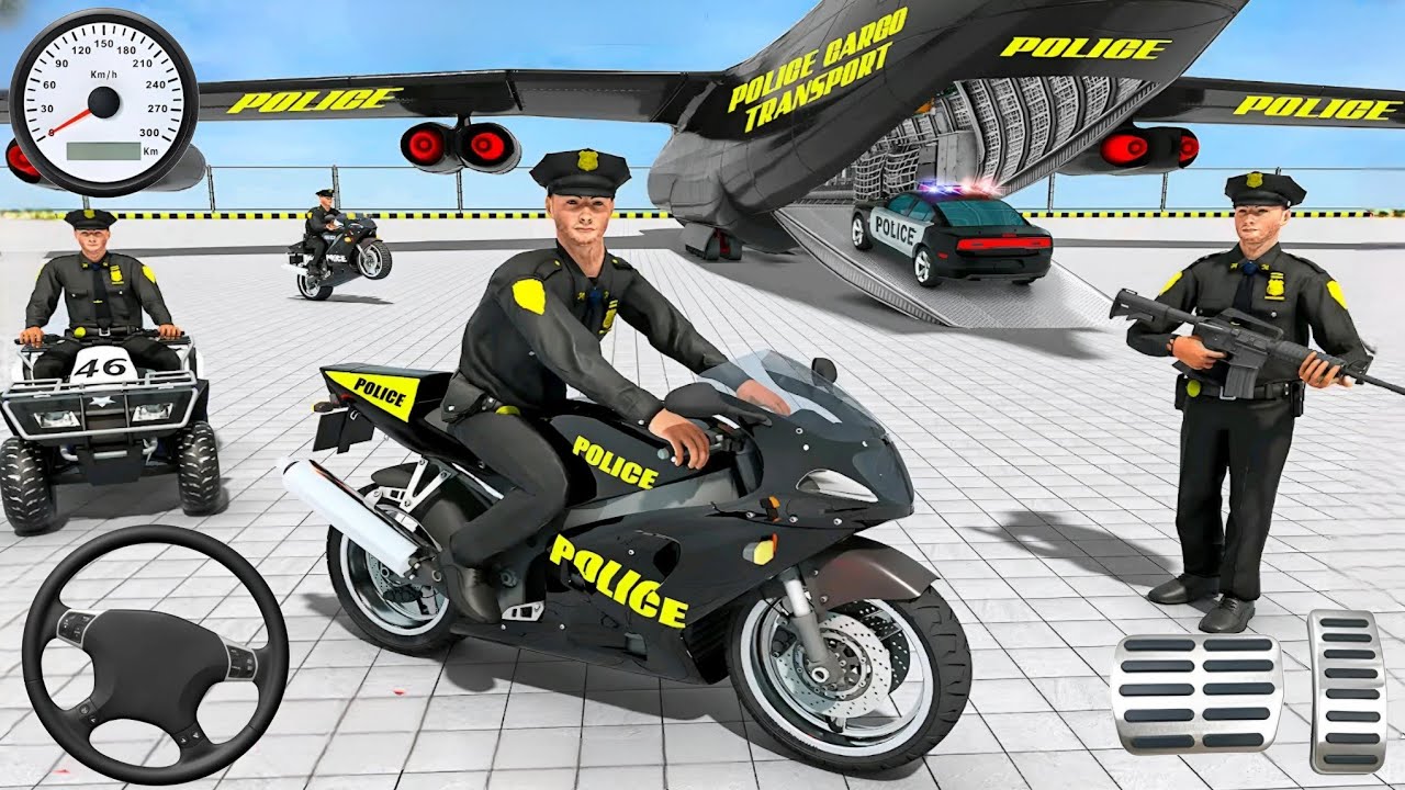 🚓 Police Car Chase Simulator 3D &ndash; Real City Cop Pursuit Gameplay (Android)