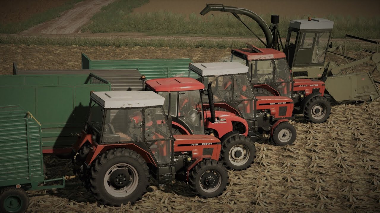 Akcja kukurydza 2022 - Fortschrtitt E-281 , Zetor 7211, Zetor 7245, Zetor 5340, Zetor Proxima