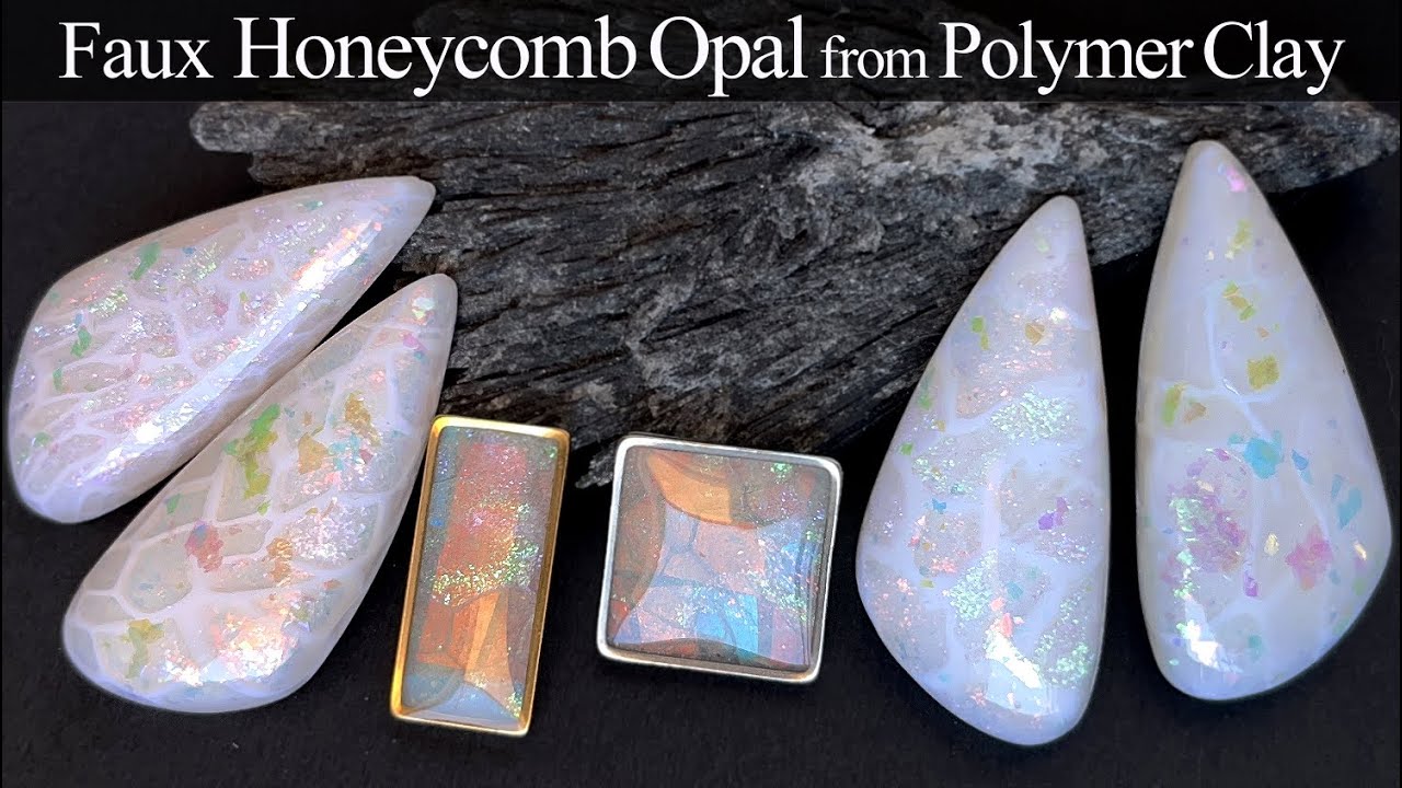 Can I make Honeycomb Opal from Polymer Clay?